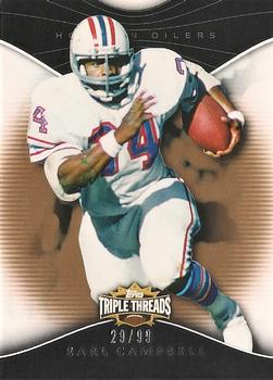 2009 Topps Triple Threads - Gold #92 Earl Campbell Front