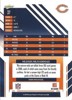 2007 Score #37 Muhsin Muhammad Back