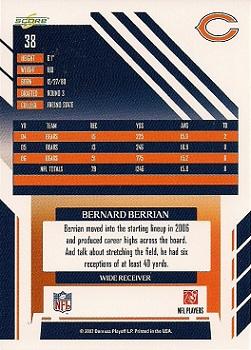 2007 Score #38 Bernard Berrian Back