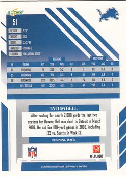 2007 Score #51 Tatum Bell Back