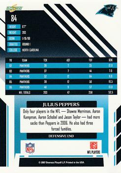 2007 Score #84 Julius Peppers Back