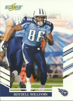2007 Score #247 Roydell Williams Front