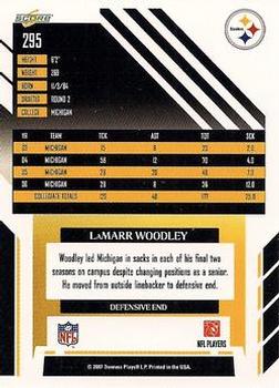 2007 Score #295 LaMarr Woodley Back