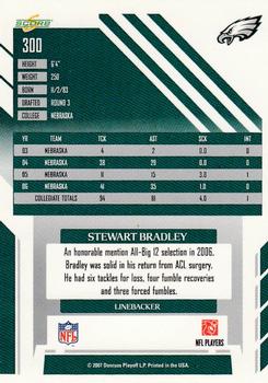 2007 Score #300 Stewart Bradley Back