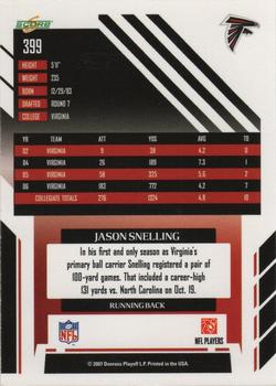 2007 Score #399 Jason Snelling Back