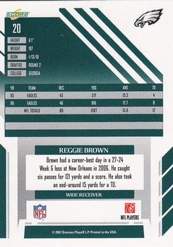 2007 Score Select #20 Reggie Brown Back