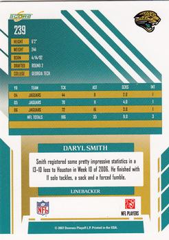 2007 Score Select #239 Daryl Smith Back