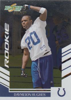 2007 Score Select #329 Daymeion Hughes Front
