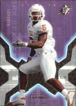 2007 SPx #160 Tarell Brown Front