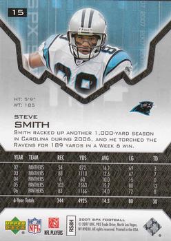 2007 SPx #15 Steve Smith Back