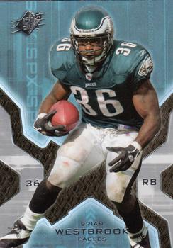 2007 SPx #75 Brian Westbrook Front