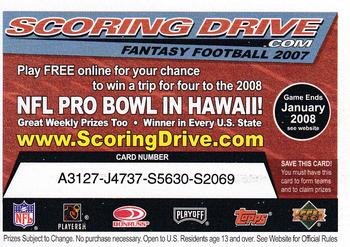 2007 Topps #NNO Scoring Drive.com Front