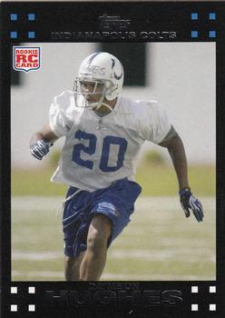 2007 Topps #376 Daymeion Hughes Front