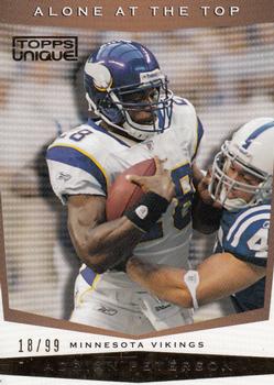 2009 Topps Unique - Alone At The Top Bronze #AT1 Adrian Peterson Front