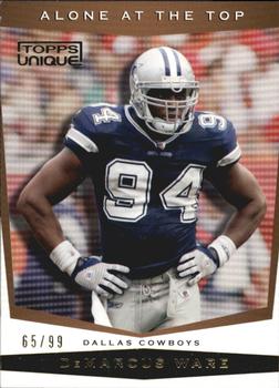 2009 Topps Unique - Alone At The Top Bronze #AT8 DeMarcus Ware Front