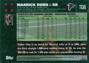 2007 Topps Chrome #TC65 Warrick Dunn Back