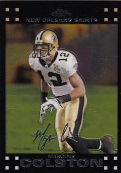 2007 Topps Chrome #TC82 Marques Colston Front