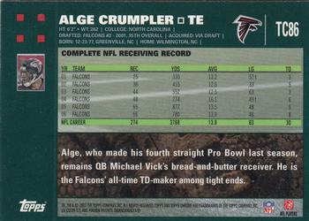 2007 Topps Chrome #TC86 Alge Crumpler Back
