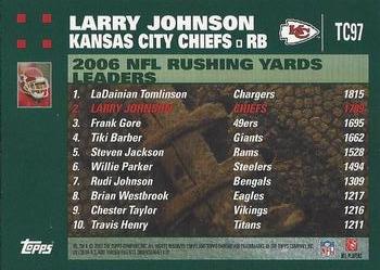 2007 Topps Chrome #TC97 Larry Johnson Back