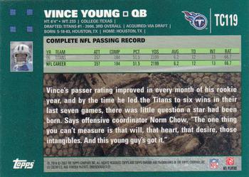 2007 Topps Chrome #TC119 Vince Young Back