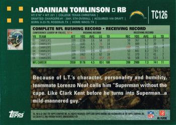 2007 Topps Chrome #TC126 LaDainian Tomlinson Back