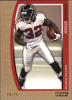 2009 Topps Unique - Gold #34 Jerious Norwood Front