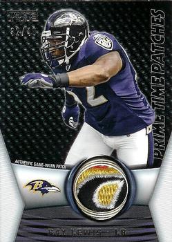 2009 Topps Unique - Prime Time Patches #PTP-84 Ray Lewis Front