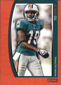 2009 Topps Unique - Red #10 Ted Ginn Jr. Front