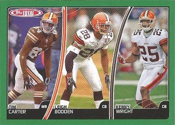 2007 Topps Total #22 Kenny Wright / Leigh Bodden / Tim Carter Front
