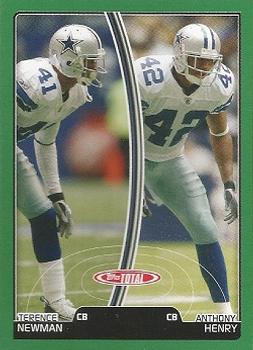 2007 Topps Total #26 Terence Newman / Anthony Henry Front
