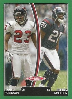 2007 Topps Total #120 Dunta Robinson / Dexter McCleon Front
