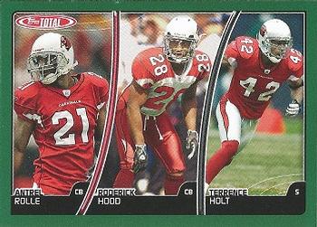 2007 Topps Total #182 Antrel Rolle / Roderick Hood / Terrence Holt Front