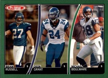 2007 Topps Total #256 Deon Grant / Brian Russell / Michael Boulware Front