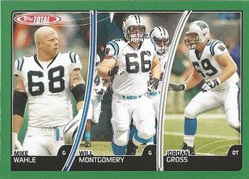 2007 Topps Total #279 Jordan Gross / Mike Wahle / Will Montgomery Front