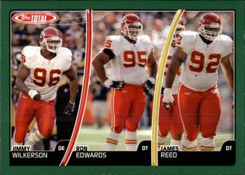 2007 Topps Total #310 Ron Edwards / James Reed / Jimmy Wilkerson Front