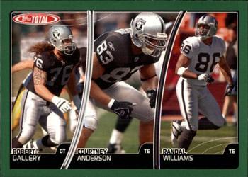 2007 Topps Total #326 Courtney Anderson / Robert Gallery / Randal Williams Front