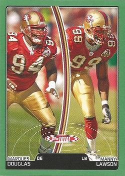 2007 Topps Total #338 Marques Douglas / Manny Lawson Front