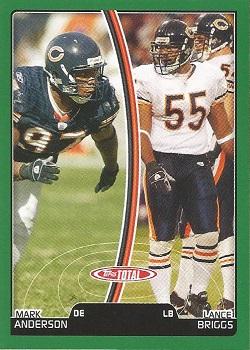 2007 Topps Total #376 Lance Briggs / Mark Anderson Front