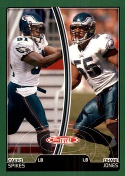 2007 Topps Total #424 Dhani Jones / Takeo Spikes Front
