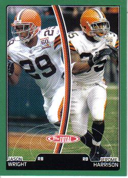 2007 Topps Total #373 Jason Wright / Jerome Harrison Front