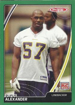 2007 Topps Total #524 Rufus Alexander Front