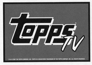 2007 Topps Total #NNO Topps TV Advertisement Front