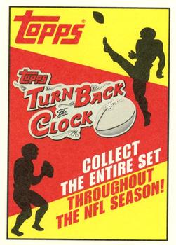 2007 Topps Total #NNO Topps Turn Back The Clock Advertisement Back
