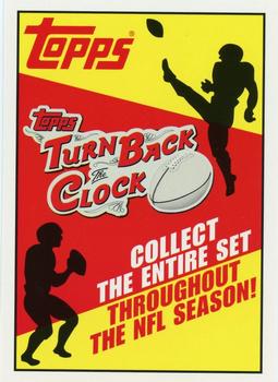 2007 Topps Total #NNO Topps Turn Back The Clock Advertisement Front