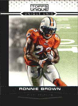 2009 Topps Unique - Unique Unis #UU12 Ronnie Brown Front