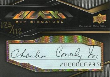 2009 UD Black - Black Cut Signatures #BC-CC Charley Conerly Front
