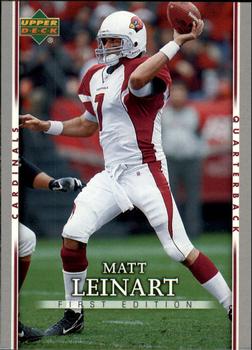 2007 Upper Deck First Edition #1 Matt Leinart Front