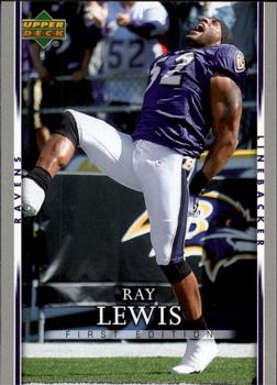 2007 Upper Deck First Edition #10 Ray Lewis Front