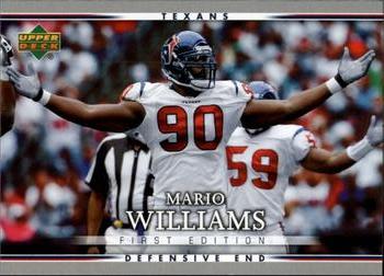2007 Upper Deck First Edition #38 Mario Williams Front