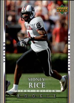 2007 Upper Deck First Edition #137 Sidney Rice Front